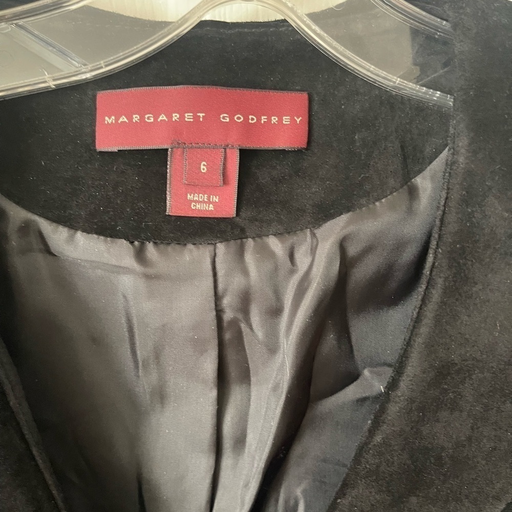 Margaret godfrey Women's Summer Ruffled Suede Coat - Picture 7 of 9